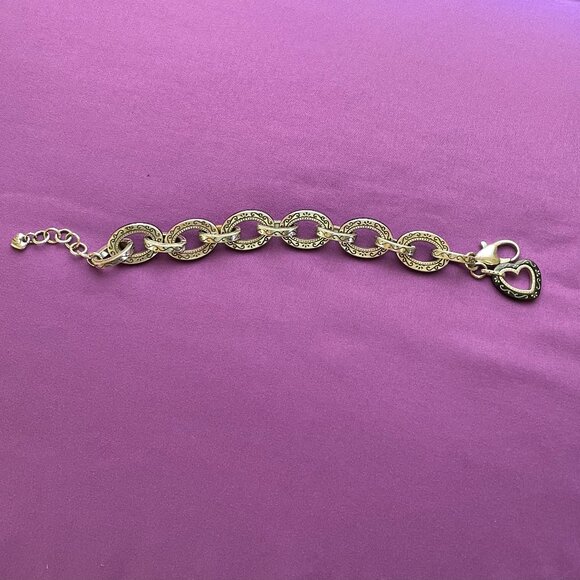 Brighton Metro Heart Two-tone Bracelet links - Picture 2 of 4